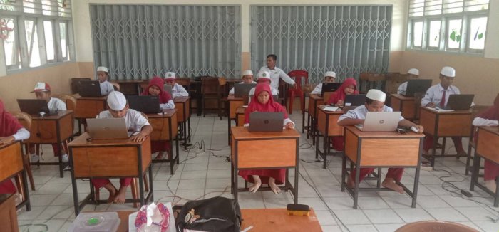 MIN 1 Tanjab Timur Gelar Simulasi ANBK