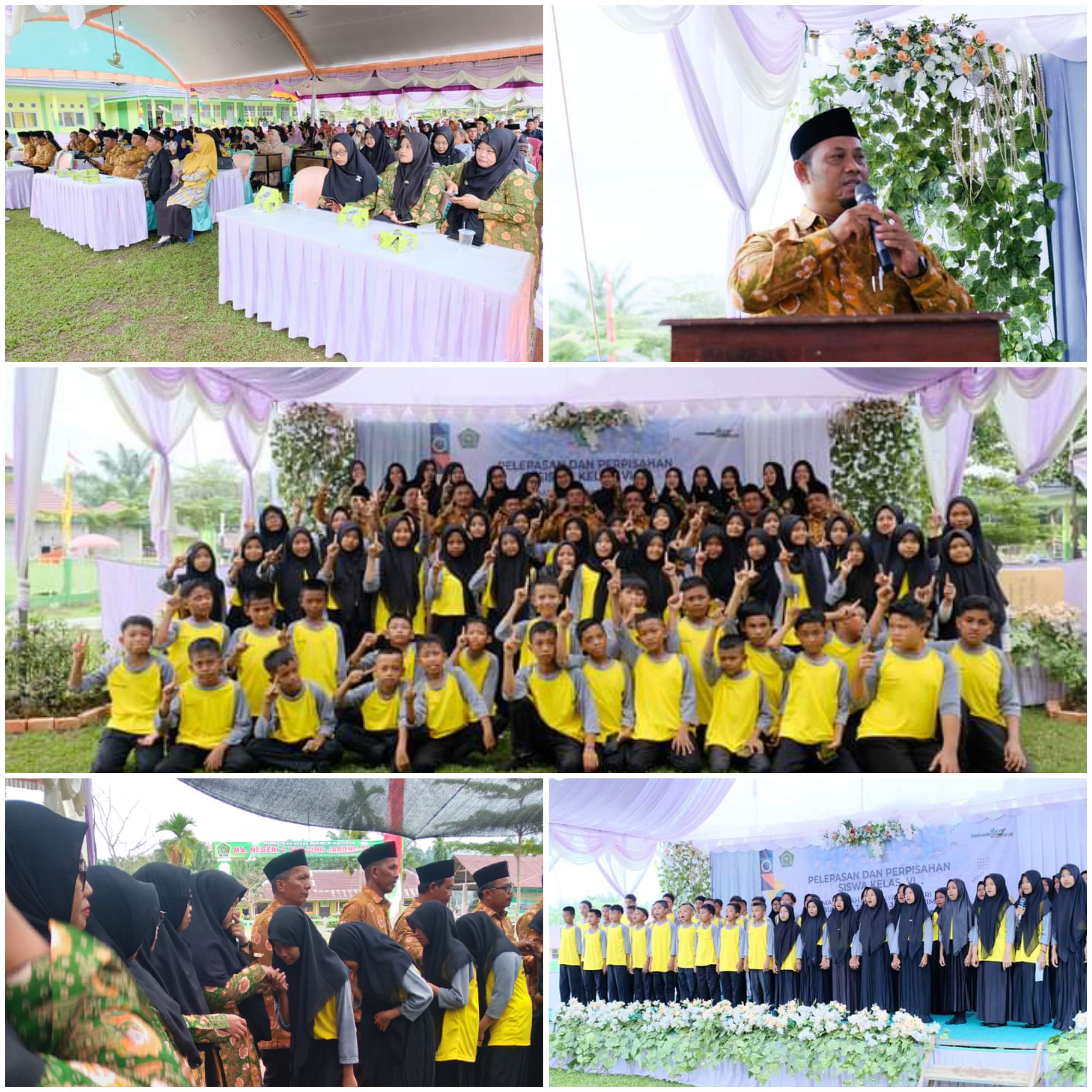 MIN 1 Tanjab Timur Gelar Pelepasan dan Perpisahan Siswa Kelas VI