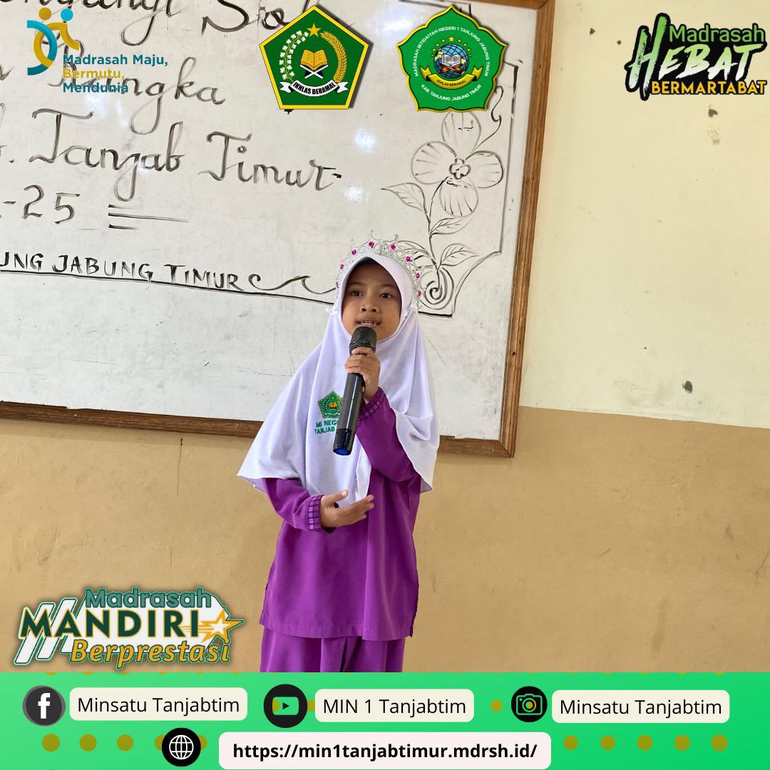 MIN 1 Tanjab Timur Gelar Lomba Lagu Solo