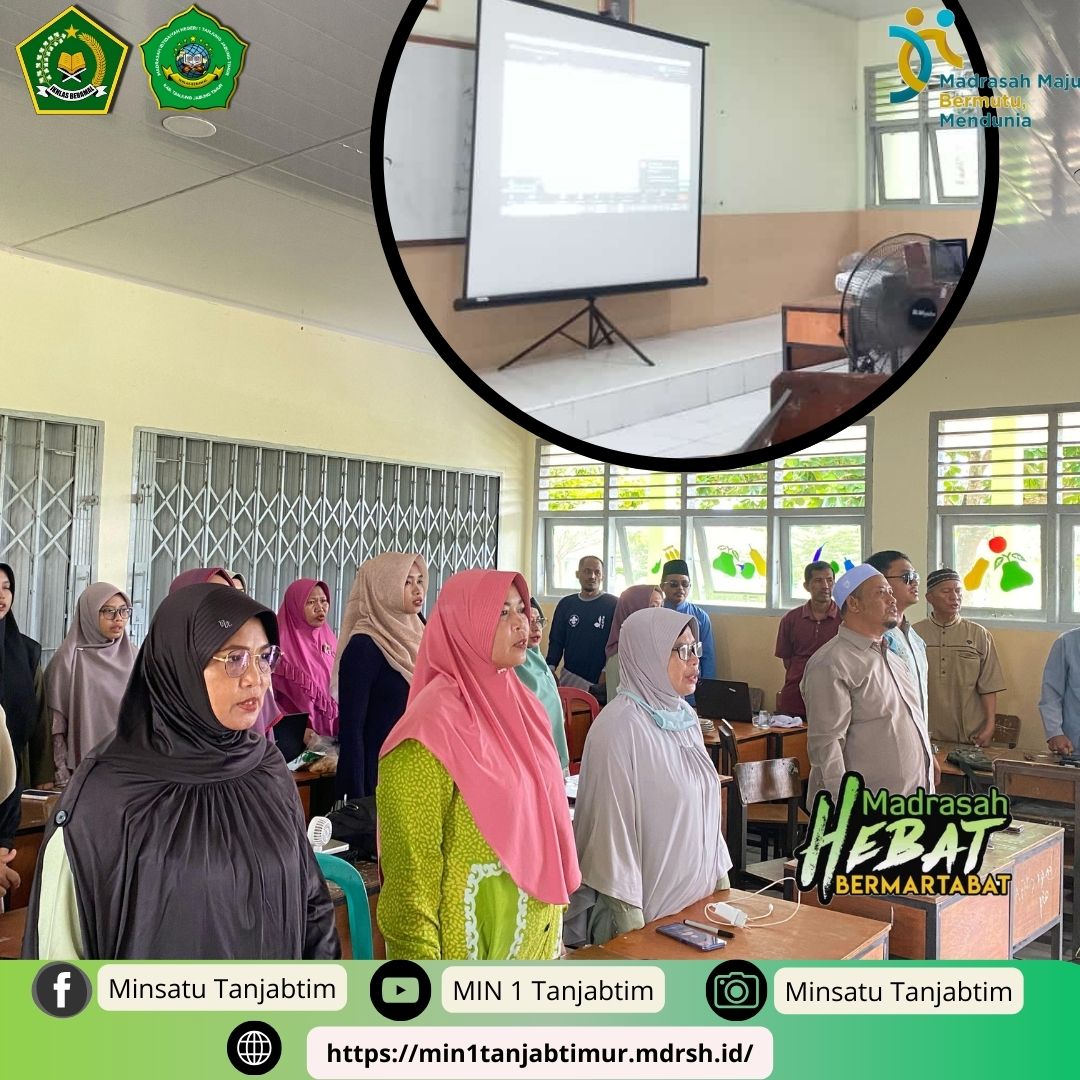 Majelis Guru MIN 1 Tanjab Timur Ikuti Webinar Kanwil Kemenag Provinsi Jambi