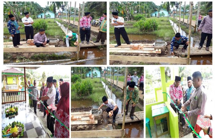 Peletakan Batu Pertama Gedung Serbaguna MIN 1 Tanjung Jabung Timur