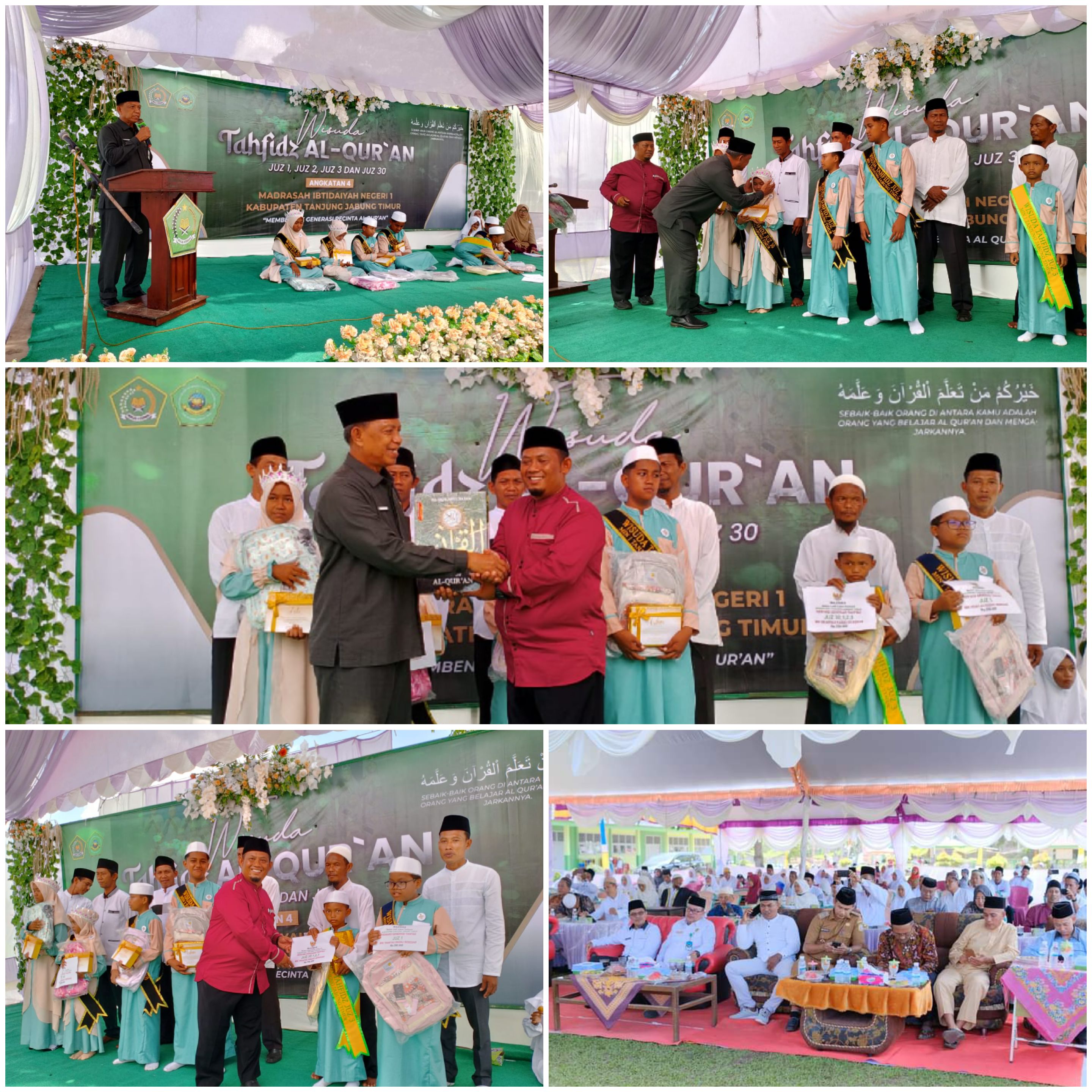 Baznas Tanjabtim Beri Suport Kegiatan Tahfiz di MIN 1 Tanjab Timur