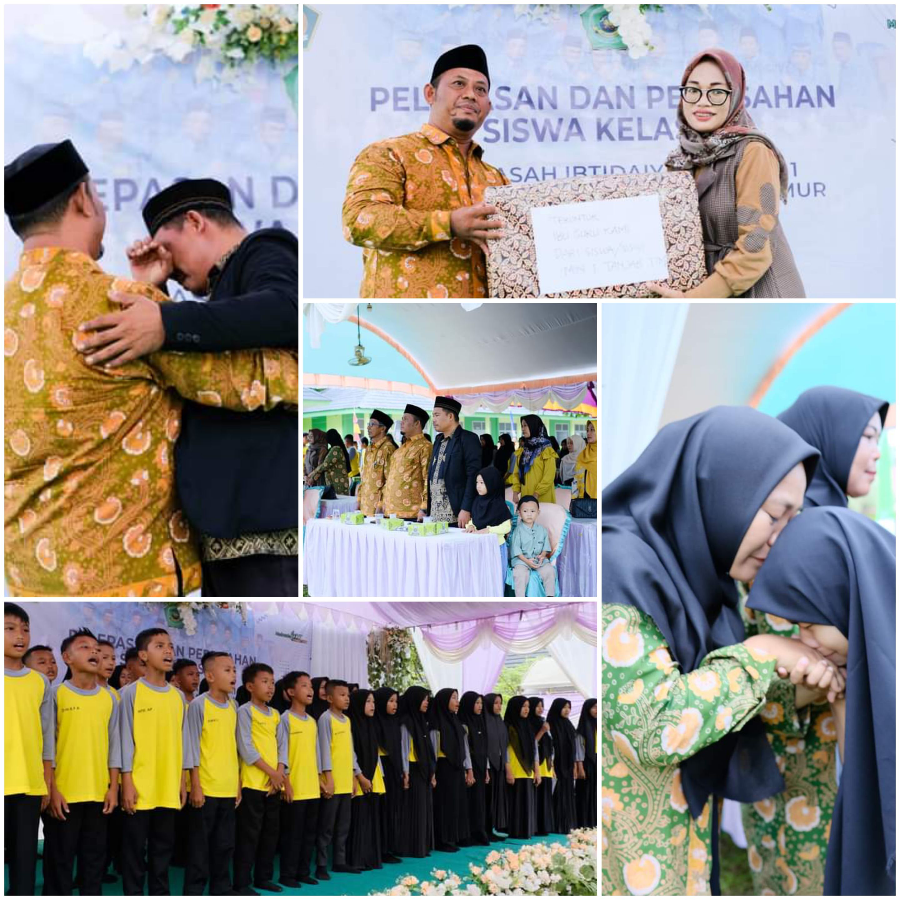 Suasana Haru Selimuti Acara Pelepasan dan Perpisahan MIN 1 Tanjab Timur