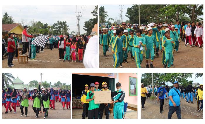 PGRI KECAMATAN RANTAU RASAU GELAR JALAN SANTAI MERIAHKAN HGN KE 77