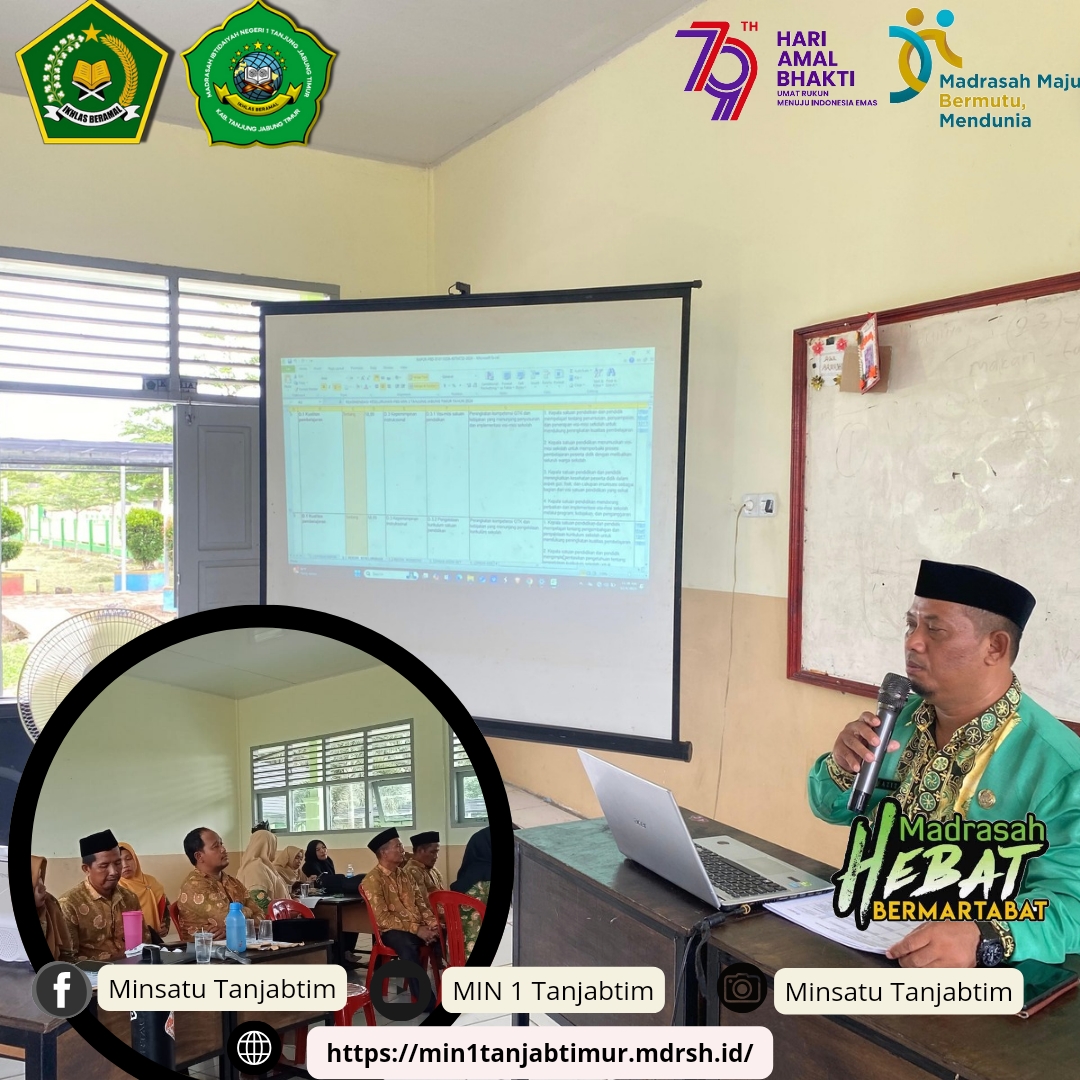 Raport ANBK MIN 1 Tanjab Timur Tunjukkan Trend Positif