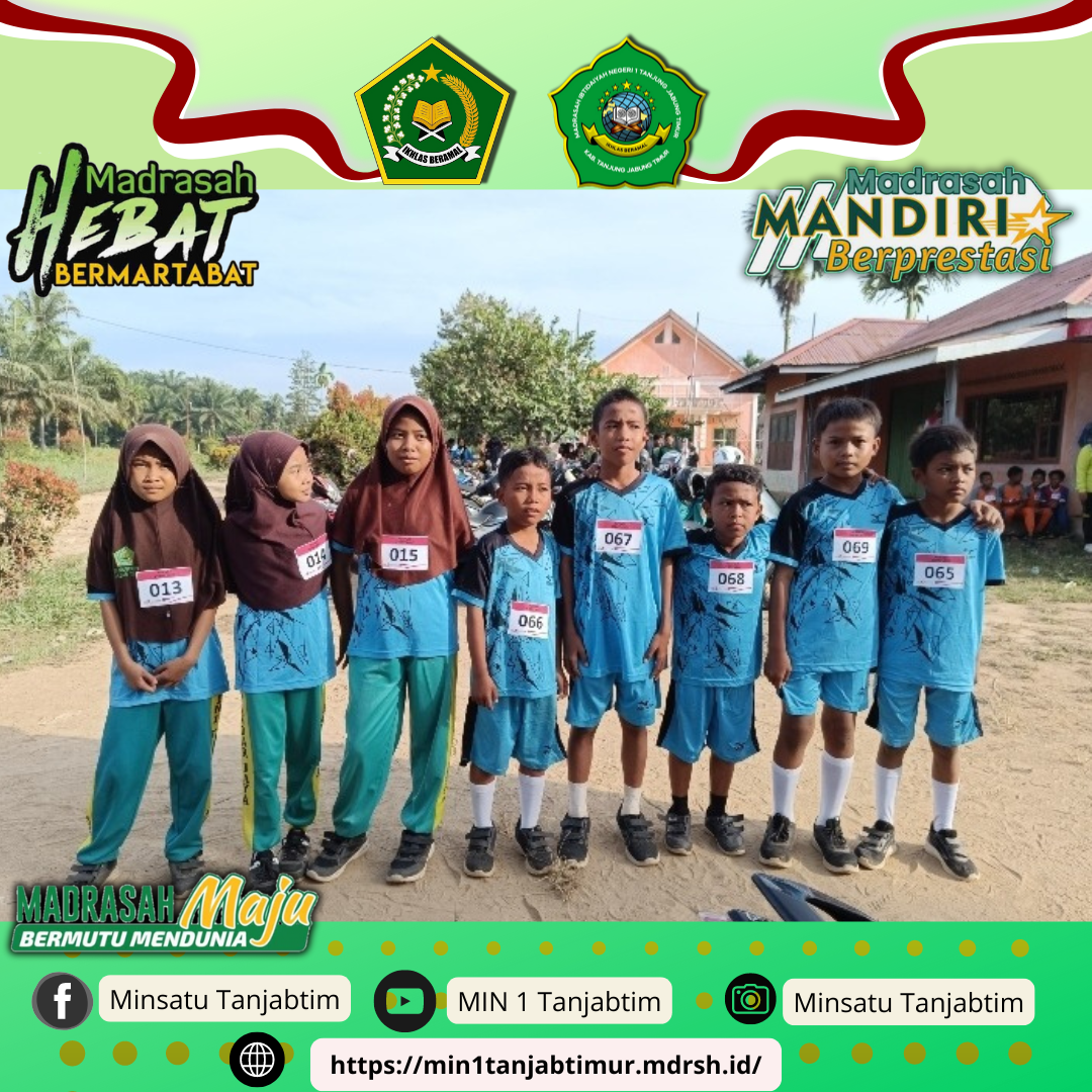Tim Lomba Lari Marathon MIN 1 Tanjab Timur Torehkan Prestasi Cemerlang