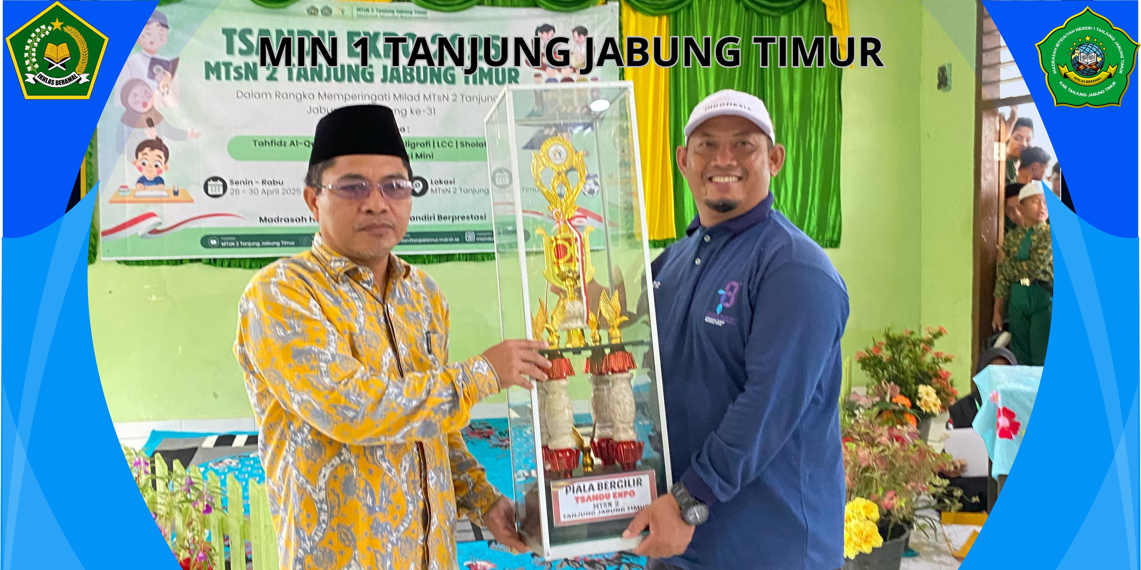 MIN 1 Tanjab Timur Pertahankan Piala Bergilir Tsandu Expo