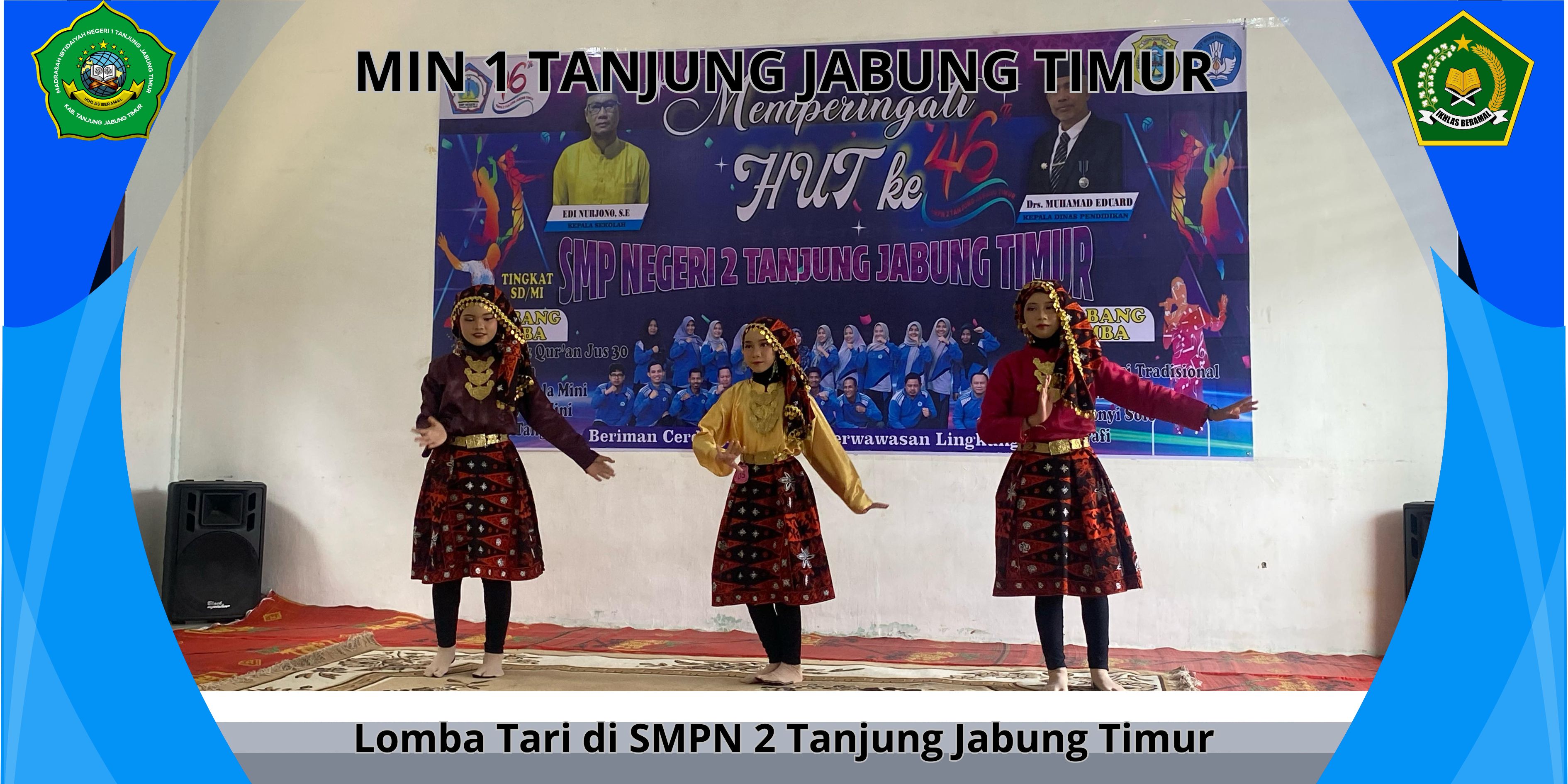 Tim Tari MIN 1 Tanjab Timur Tampil Memukau