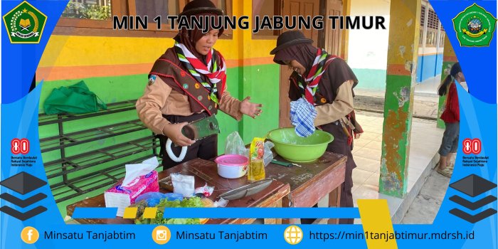 Peserta Jamran  MIN 1 Tanjab Timur, Antusias Ikuti Perlombaan