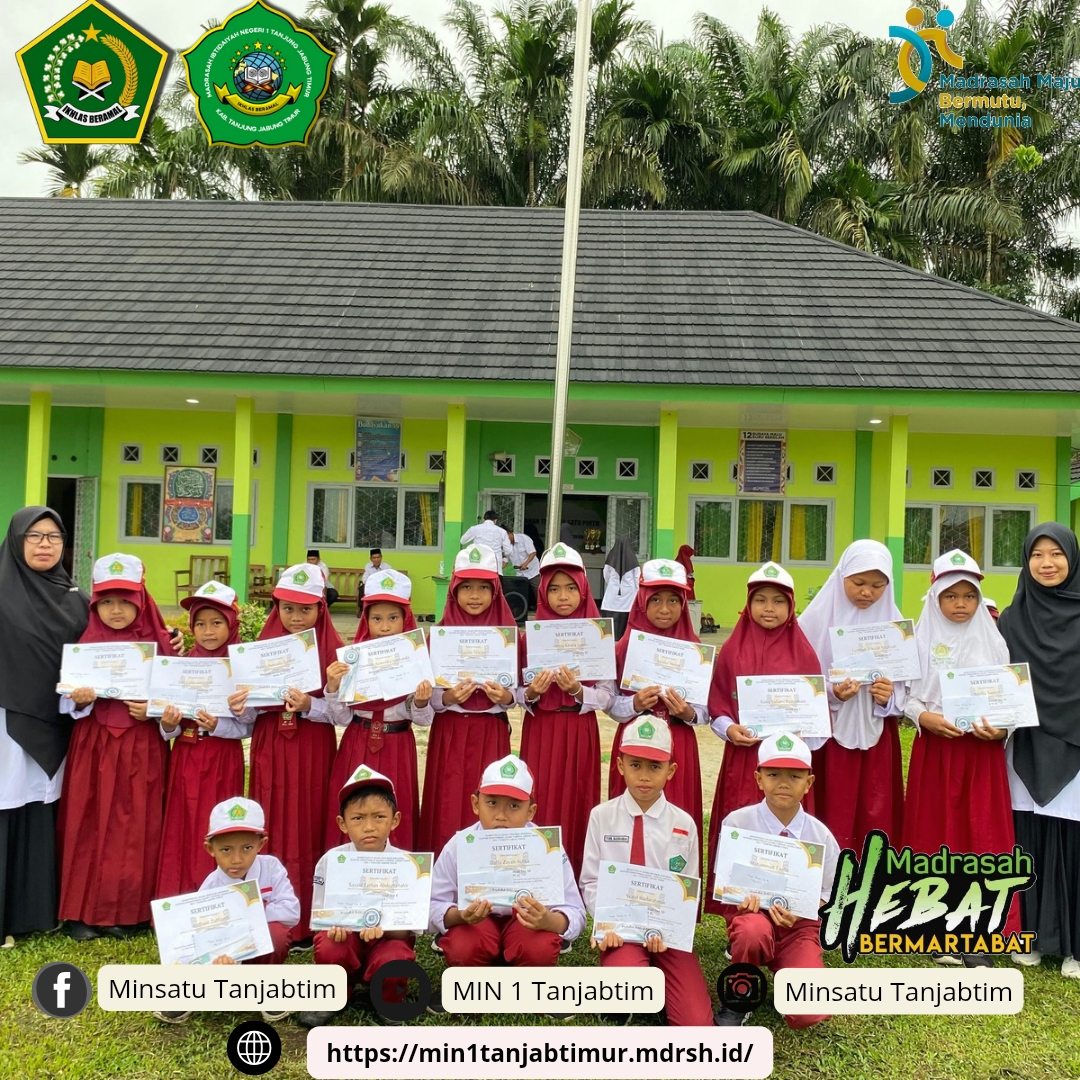MIN 1 Tanjab Timur Serahkan Penghargaan Tahfiz