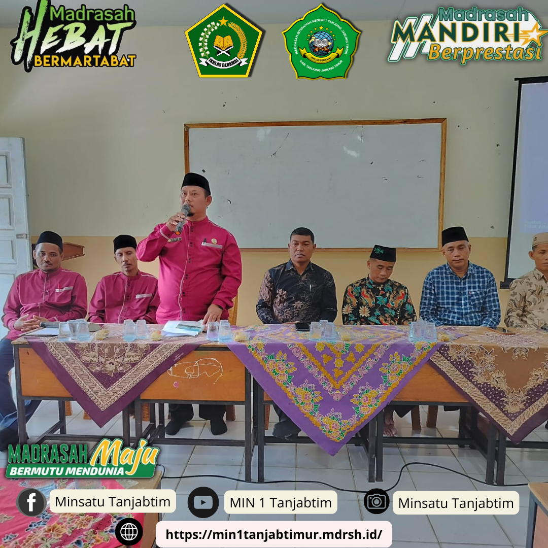 MIN 1 Tanjab Timur Gelar Rapat Komite
