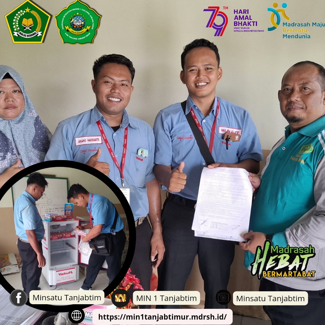 Koperasi Al Barokah MIN 1 Tanjab Timur Teken MoU Dengan Yakult Indonesia