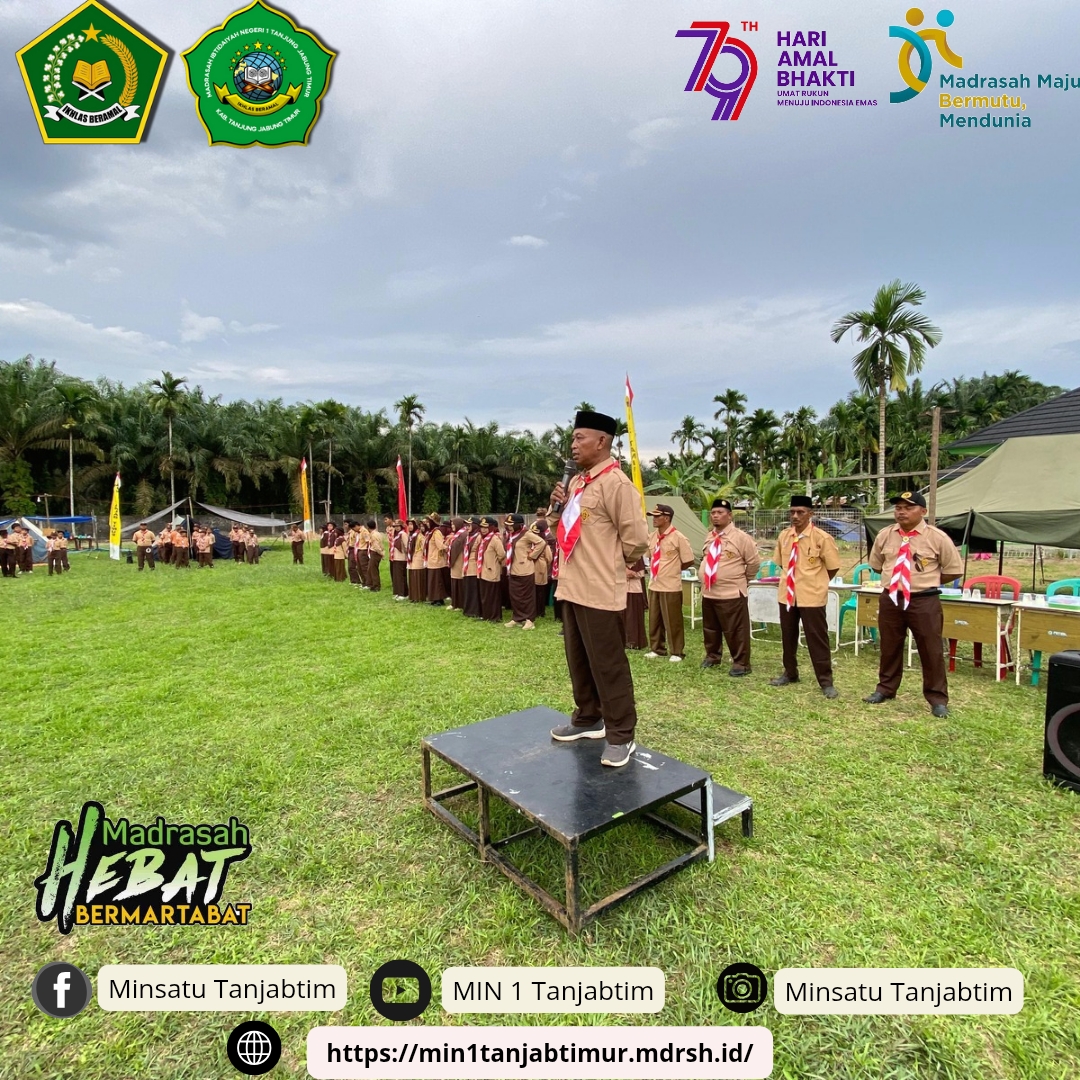 Upacara Pembukaan Perkemahan Akhir Semester Berlangsung Khidmat