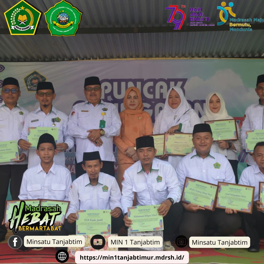 MIN 1 Tanjab Timur Boyong Dua Penghargaan