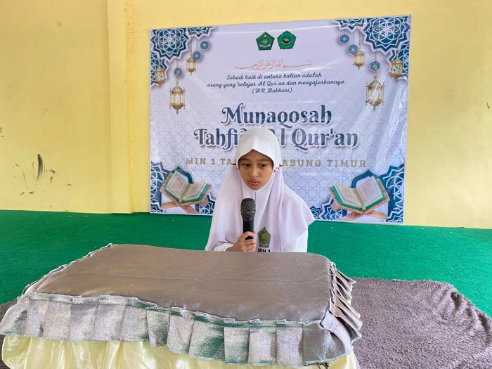 Siswa MIN 1 Tanjab Timur Ikuti Ujian Munaqosah Tahap I