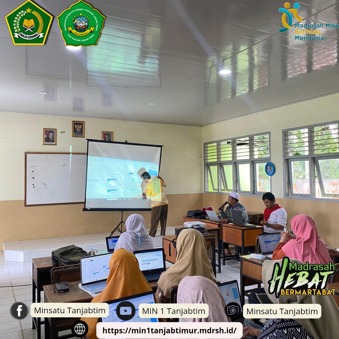 Majelis Guru MIN 1 Tanjab Timur Lakukan Singkronisasi dan Penyusunan SKP