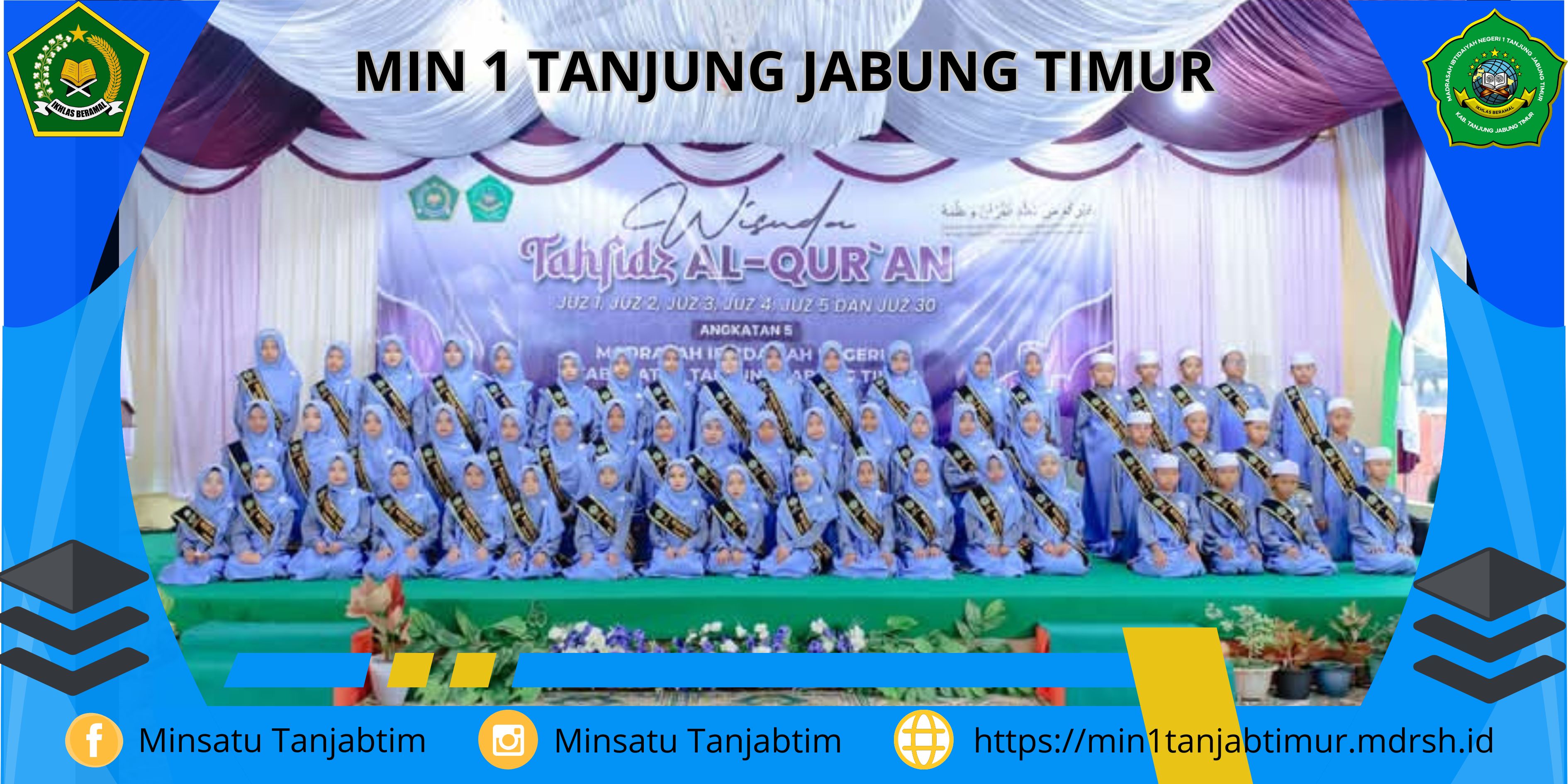 Wisuda Tahfiz MIN 1 Tanjab Timur Penuh Kesan dan Khidmat