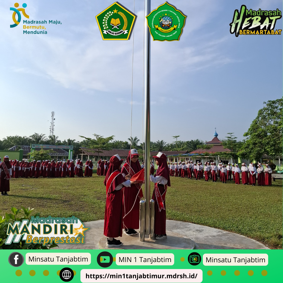 Upacara Peringatan Sumpah Pemuda Di MIN 1 Tanjab Timur Berlangsung Khidmat