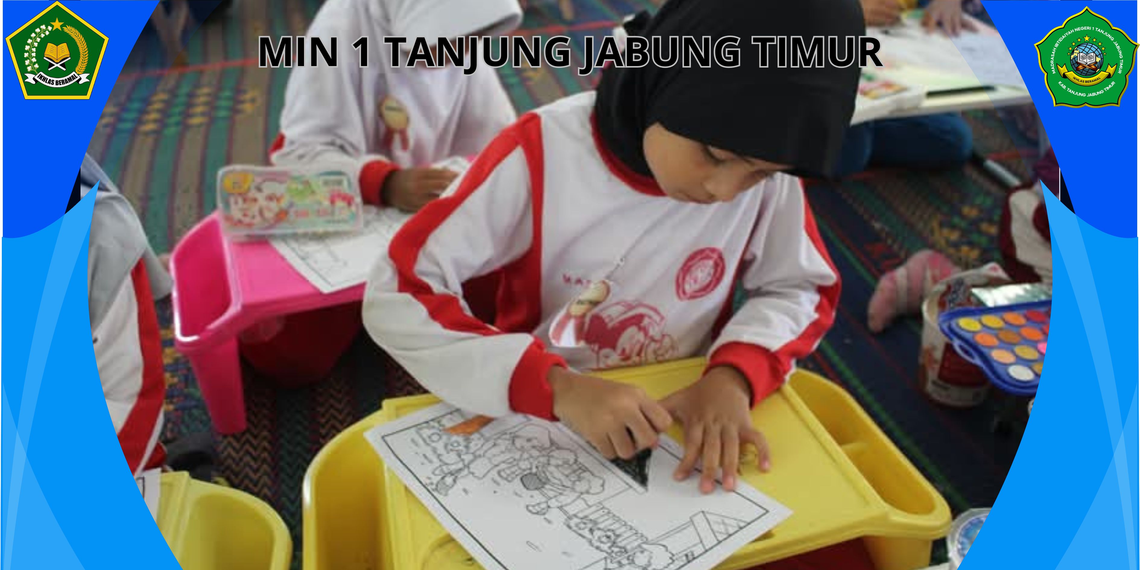 Lomba Mewarnai, Warnai Gebyar Milad MIN 1 Tanjab Timur
